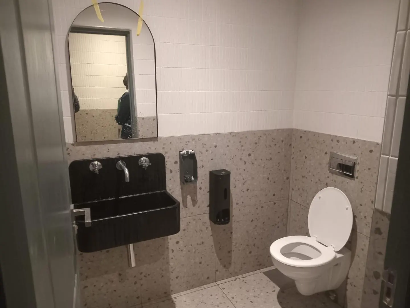 “Another bathroom complete” (Instagram, October 2025)